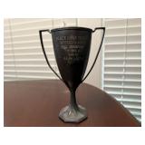 1926 silver golf trophy