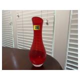 Blown glass vase