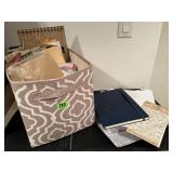 Storage bin, paper products, craft supplies,
