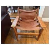 Borge Spanish leather arm chair