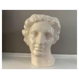 Head bust vase