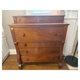 Antique cherry chest of drawers