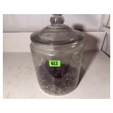 Glass jar terrarium