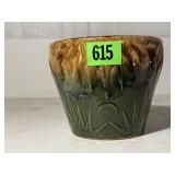 Vintage pottery flower pot