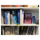 Shelf of books, Great Expectations, stone self
