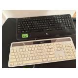 Logitech cordless keyboards (2)