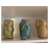 Hear No Evil, See No Evil, Speak No Evil owl trio