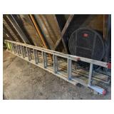 Werner aluminum extension ladder