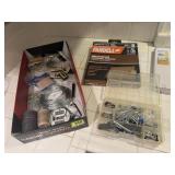 Box of hardware, twine, wire