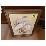 Vintage bird artwork