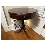 Round claw foot parlor table