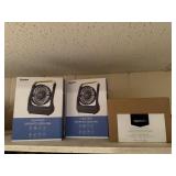 NEW battery operated desk fans (2), battery