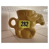 1975 Frankoma pottery donkey political mug