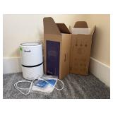 Levoit compact HEPA air purifier, filters