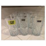 Dublin crystal drinking glasses (12)