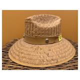 Straw brimmed hat