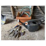 Watering can, gardening hand tools, PH tester,