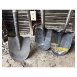 Kobalt Steel, assorted shovels (3)