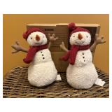 Plush snowmen (2)