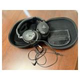 Audio-Technica headphones, carry case