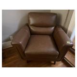 Brown arm chair