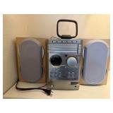 Philips stereo, speakers (2)
