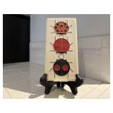Motawi Tileworks lady bug art tile