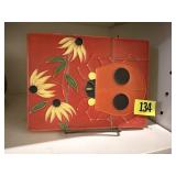 Motawi Tileworks ladybug art tile