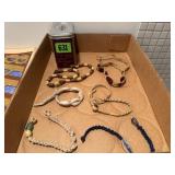 Hemp, shell jewelry lot