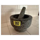 Stone mortar & pestle