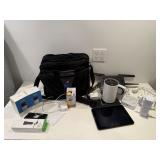 Computer bag of electronics, IPAD, routers, Ring