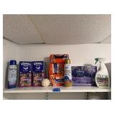 Laundry basket of consumables, tissue, fabric