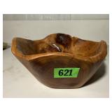 Burl wood bowl