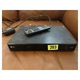 LG DVD player, remote control