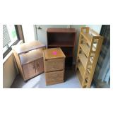 Cd video rack, bookshelf, microwave stand, file