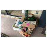 Games and miscellaneous, art supplies, stuffed