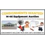 November 11th (Monday) M-46 Equipment Online Consignment ABSOLUTE Auction