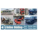 August 31st (Monday) M-46 Online Consignment
