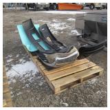 2 International Front Bumpers S/N 01288420 and 2 Unknown Front Bumpers (sold seperately)