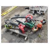 Weed Whips, Leaf Blowers and Chain Saw