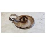 copper candle holder