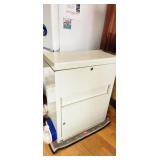 file drawer, cabinet with key