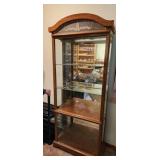 glass curio cabinet