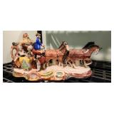 horse and carriage figure