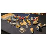 dog and bird figures