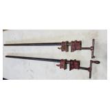 two bar clamps