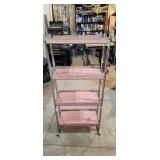 steel display shelf