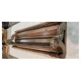 repurposed ornate wood shelf