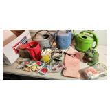 watering cans, garden items