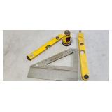 level, square, laser parts